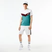 Maglietta da uomo Lacoste  Medvedev New York Day Polo White/Limeira