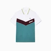 Maglietta da uomo Lacoste  Medvedev New York Day Polo White/Limeira