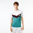 Maglietta da uomo Lacoste  Medvedev New York Day Polo White/Limeira