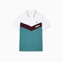 Maglietta da uomo Lacoste  Medvedev New York Day Polo White/Limeira