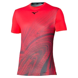 Maglietta da uomo Mizuno Charge Shadow Graphic Tee Radiant Red