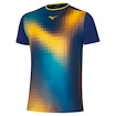 Maglietta da uomo Mizuno  Frontier Shadow Graphic Tee M Bellwether Blue  S