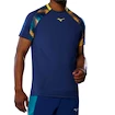 Maglietta da uomo Mizuno  Frontier Shadow Tee M Bellwether Blue  XXL