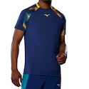 Maglietta da uomo Mizuno  Frontier Shadow Tee M Bellwether Blue  XXL