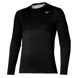 Maglietta da uomo Mizuno Heat Charge BT L/S/Black