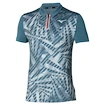 Maglietta da uomo Mizuno  Mugen Shadow Polo Blue Mirage S