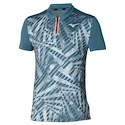 Maglietta da uomo Mizuno  Mugen Shadow Polo Blue Mirage S