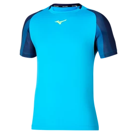 Maglietta da uomo Mizuno Release Shadow Tee Jet Blue