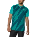 Maglietta da uomo Mizuno  Shadow Polo Turquoise