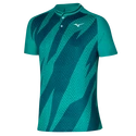 Maglietta da uomo Mizuno  Shadow Polo Turquoise