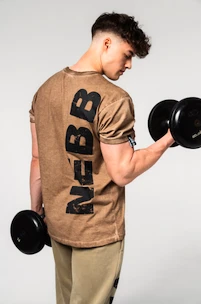 Maglietta da uomo Nebbia  Washed-off Cotton T-shirt MAX OUT 357 Light Brown
