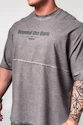 Maglietta da uomo Nebbia  Washed-off Oversized Heavyweight Cotton T-shirt NO SHORTCUTS 369 Light Grey