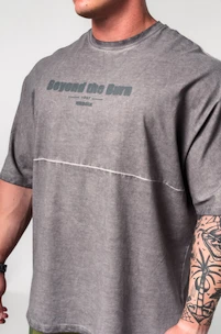 Maglietta da uomo Nebbia  Washed-off Oversized Heavyweight Cotton T-shirt NO SHORTCUTS 369 Light Grey