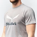 Maglietta da uomo Salewa  Solidlogo Dri-Release Heather Grey