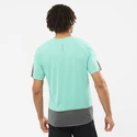 Maglietta da uomo Salomon Cross Run SS Tee Pool Blue/Black