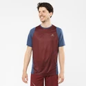 Maglietta da uomo Salomon Sense Aero SS Tee Cabernet