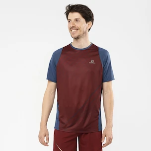 Maglietta da uomo Salomon Sense Aero SS Tee Cabernet