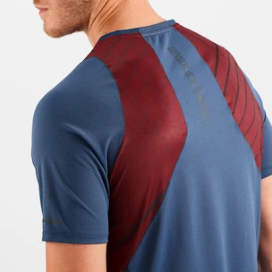 Maglietta da uomo Salomon Sense Aero SS Tee Cabernet