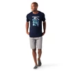 Maglietta da uomo Smartwool  Merino Sport 150 Go Far Feel Good Summit Navy