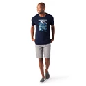 Maglietta da uomo Smartwool  Merino Sport 150 Go Far Feel Good Summit Navy