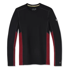 Maglietta da uomo Smartwool Merino Sport 150 Long Sleeve Crew Red/Black SS22