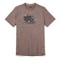 Maglietta da uomo Smartwool  Merino Sport 150 Overland Adventure Flint Heather