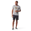 Maglietta da uomo Smartwool  Merino Sport 150 Overland Adventure Gray Heather