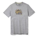 Maglietta da uomo Smartwool  Merino Sport 150 Overland Adventure Gray Heather