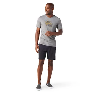 Maglietta da uomo Smartwool  Merino Sport 150 Overland Adventure Gray Heather