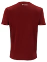 Maglietta da uomo Tecnifibre  Club Cotton Tee Cardinal