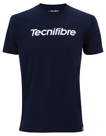 Maglietta da uomo Tecnifibre Club Cotton Tee Marine