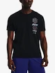 Maglietta da uomo Under Armour  RUN ANYWHERE TEE v2-BLK