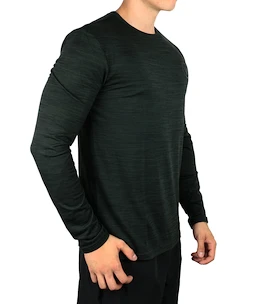 Maglietta da uomo Virtus  Joker Melange LS Tee Dark Green