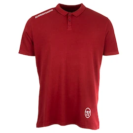 Maglietta da uomo Warrior Street Cotton Polo Burgundi
