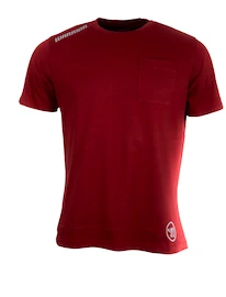 Maglietta da uomo Warrior Street Pocket Tee Burgundi