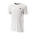 Maglietta da uomo Wilson  Kaos Rapide Seamless Crew II China White