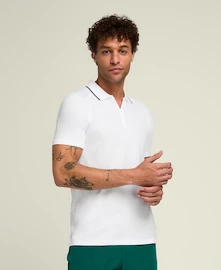 Maglietta da uomo Wilson M Team Seamless Polo 2.0 Bright White