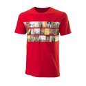 Maglietta da uomo Wilson  Photo Cotton Tee Slim-Fit Red