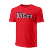 Maglietta da uomo Wilson  Script Eco Cotton Tee-Slimfit Red