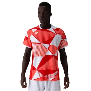 Maglietta da uomo Yonex  Men's Crew Neck Shirt 10635 Tango Red