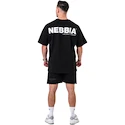 Maglietta Nebbia GYM ESSENTIALS Oversized T-shirt 381 black