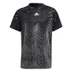 Maglietta per bambini adidas  Boys Freelift Printed T-Shirt Black