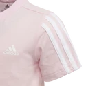 Maglietta per bambini adidas  Essentials 3-Stripes Clear Pink