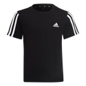 Maglietta per bambini adidas  Essentials 3-Stripes T-Shirt Black