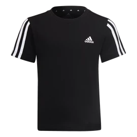 Maglietta per bambini adidas Essentials 3-Stripes T-Shirt Black