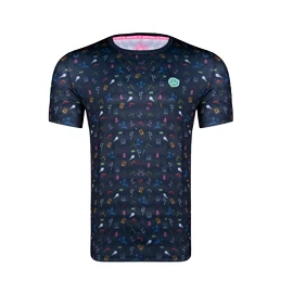 Maglietta per bambini BIDI BADU Deon Tech Tee Dark Blue, Mixed