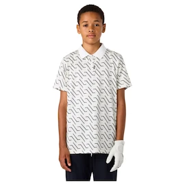 Maglietta per bambini CCM Polo Print Blanc
