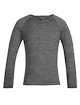 Maglietta per bambini Icebreaker  K 200 Oasis LS Crewe GRITSTONE HTHR-013