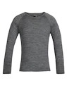 Maglietta per bambini Icebreaker  K 200 Oasis LS Crewe GRITSTONE HTHR-013