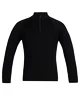 Maglietta per bambini Icebreaker  K 260 Tech LS Half Zip BLACK